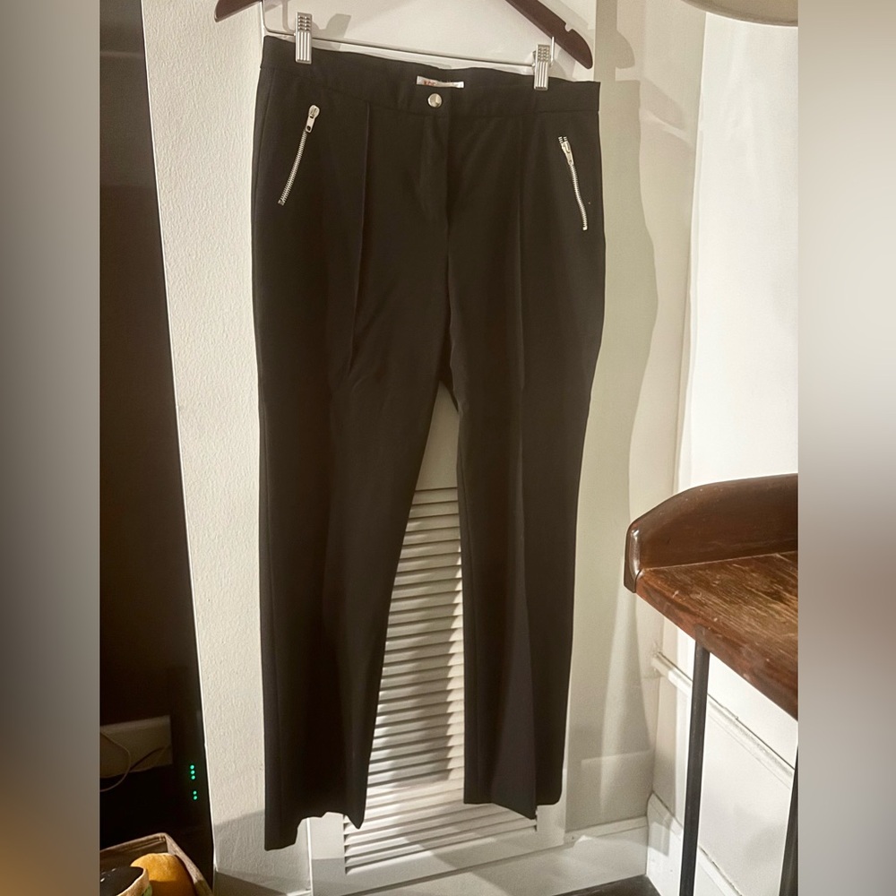 Michael Kors Black Pants with Zippers